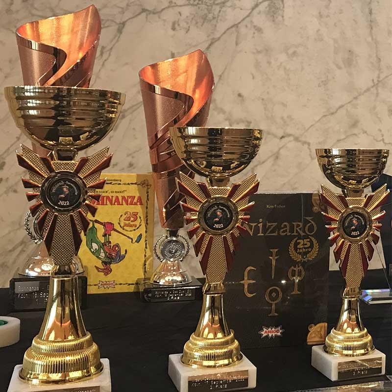 Pokale beim AMIGO-Spielefest 2022