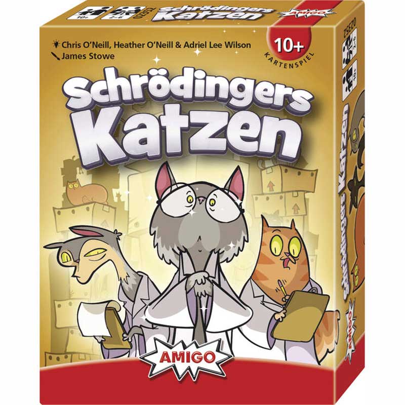 Das AMIGO Kartenspiel Schrödingers Katzen
